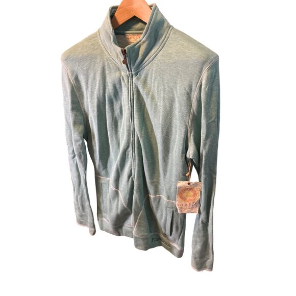 Soulei NWT Light Green Full Zip Long Sleeve Mock Neck Athletic Jacket Sz Large - Picture 3 of 6